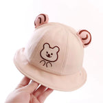 Baby Bucket Hat for Kids Spring Outdoor Boys Girls Sun Hat Summer Cute Frog Toddler Children Fisherman Cap Cotton Panama Bonnet