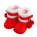 Newborn Baby Girls Boys Soft Booties Solid Pompom Snow Boots Infant Toddler Newborn Warming Shoes New Fashion Comfortable Shoes