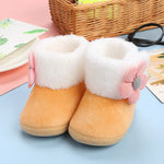 Newborn Baby Girls Boys Soft Booties Solid Pompom Snow Boots Infant Toddler Newborn Warming Shoes New Fashion Comfortable Shoes