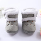 Newborn Baby Girls Boys Soft Booties Solid Pompom Snow Boots Infant Toddler Newborn Warming Shoes New Fashion Comfortable Shoes