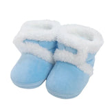 Newborn Baby Girls Boys Soft Booties Solid Pompom Snow Boots Infant Toddler Newborn Warming Shoes New Fashion Comfortable Shoes