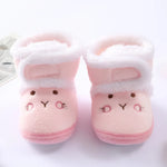 Newborn Baby Girls Boys Soft Booties Solid Pompom Snow Boots Infant Toddler Newborn Warming Shoes New Fashion Comfortable Shoes