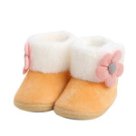 Newborn Baby Girls Boys Soft Booties Solid Pompom Snow Boots Infant Toddler Newborn Warming Shoes New Fashion Comfortable Shoes