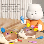 Hedgehog Montessori Baby Toys Hand-Eye Coordination Fine Motor Training Develop Concentration Children Sensory Educational Toy