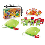 Frog Lizard Mask Wagging Tongue Lick Cards Board Games for Children Family Party Toys Antistress Funny Desktop Puzzle Game Toys