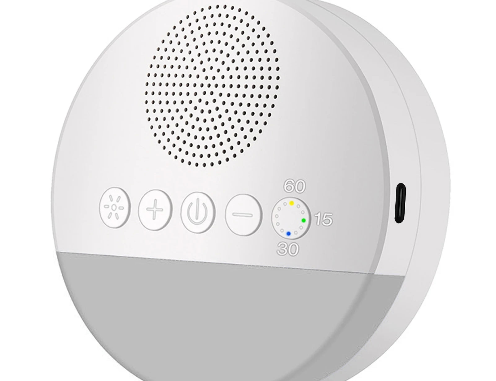 White Noise Sleep Machine Built-In 6 Soothing Sound Soft Breath Light 15/30/60 Intelligent Timing Sleep Machine of All Ages