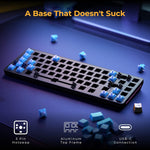 GMMK 2 Gaming Keyboard Base- Compact Barebones Kit - TKL Hot Swappable DIY Black Modular Keyboard - Wired, RGB Backlit - PC Setup Accessories- 65%, Black