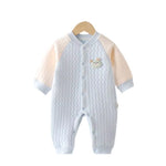 Baby Boneless Bodysuit Newborn Warm Romper Boys and Girls Cartoon Bodysuit Long Sleeve Climbing Suit