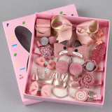 18Pcs/Cover Cute Hairpins Set Girls'