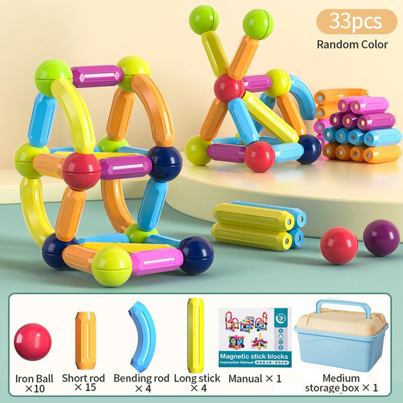 Kids Magnetic Construction Building Blocks Set 