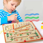 Magnetic Color and Number Maze, Montessori Toys