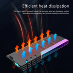 4-1PCS RAM Heatsink Radiator 5V 3PIN ARGB PC Memory Cooling Vest Heat Sink Cooler for DDR2 DDR3 DDR4 DDR5 Desktop PC Ram Memory