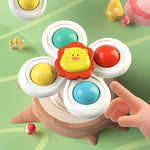 3PCS Suction Cup Spinner Toy