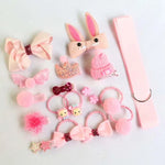 18Pcs/Cover Cute Hairpins Set Girls'