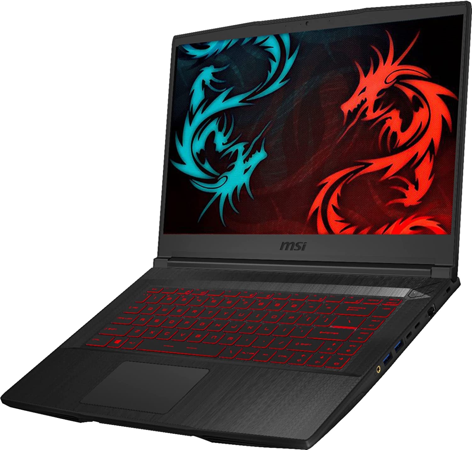 GF65 Gaming Laptop, 15.6" FHD 144Hz Display, Intel Core I5-10500H, 64GB DDR4 Memory, 2TB Pcie SSD, Geforce RTX 3060 Graphics, Backlit Keyboard, Webcam, Type-C, HDMI, Windows 11 Home, Black