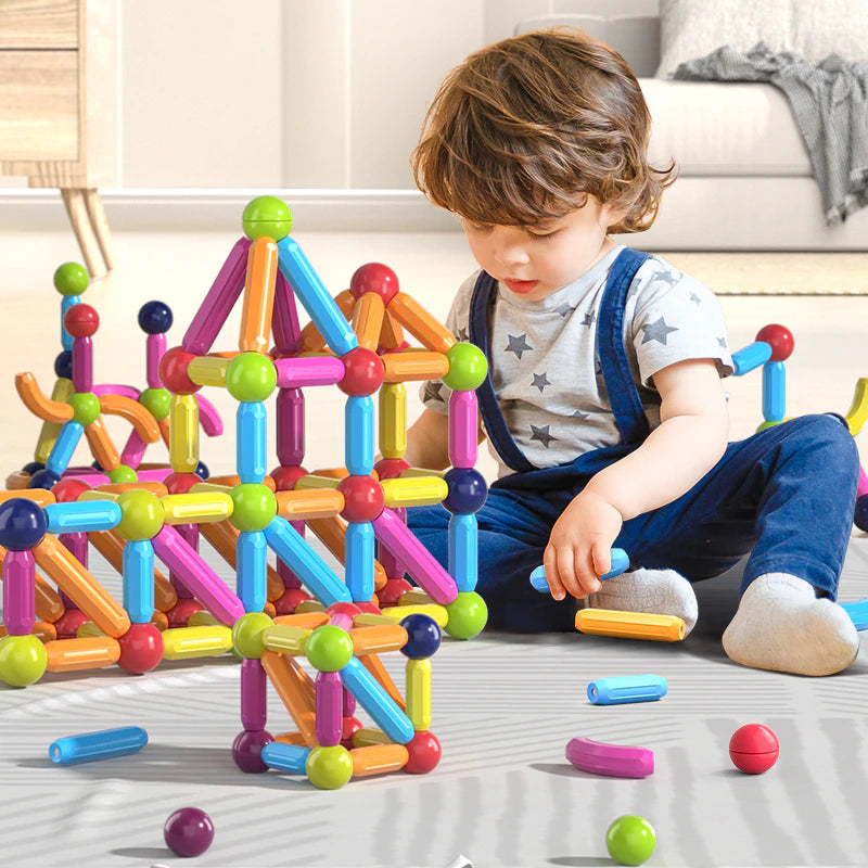 Kids Magnetic Construction Building Blocks Set 