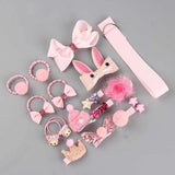 18Pcs/Cover Cute Hairpins Set Girls'