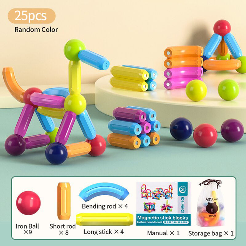 Kids Magnetic Construction Building Blocks Set 