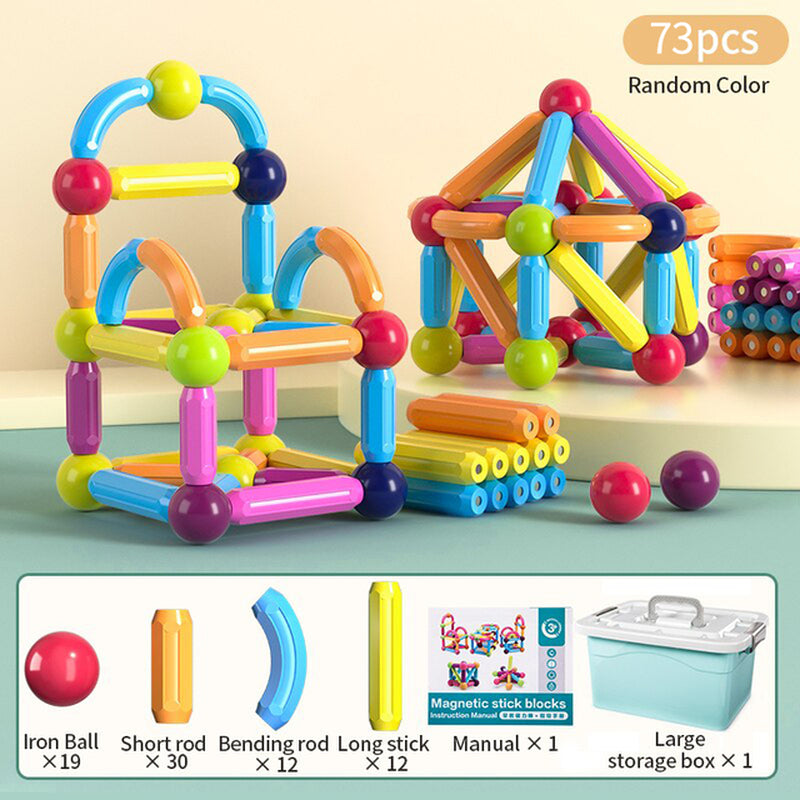 Kids Magnetic Construction Building Blocks Set 