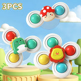 3PCS Suction Cup Spinner Toy