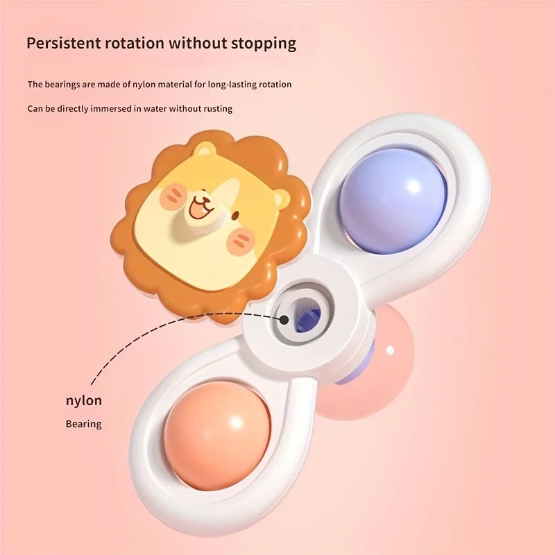 3PCS Suction Cup Spinner Toy