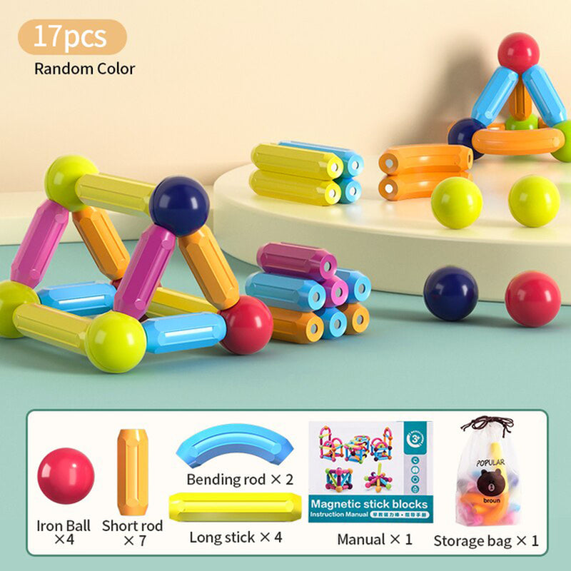 Kids Magnetic Construction Building Blocks Set 